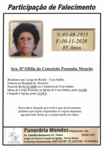Necrologia ofelia mourao