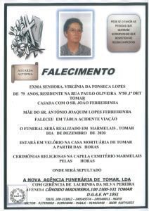 Necrologia virginia lopes