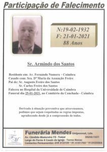 Necrologia armindo santos