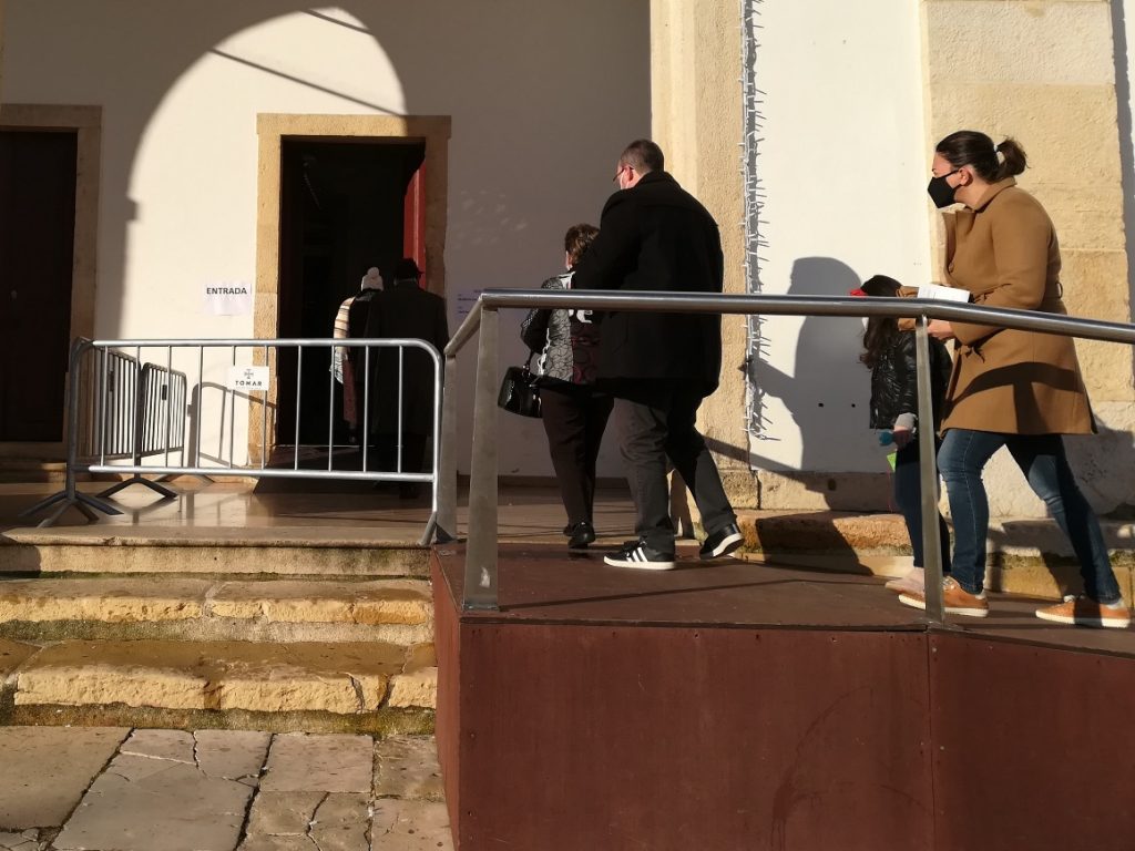 Dos inscritos para voto antecipado em Tomar, participaram 93% eleicoes IMG 20210117 093417