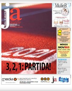 Capas dos jornais locais e regionais jkk
