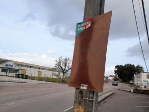 Cartazes das presidenciais vandalizados vandalism IMG 20210123 WA0011