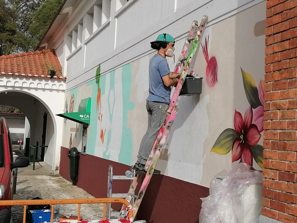 Nova pintura mural no mercado mercado pintura IMG 20210329 174453