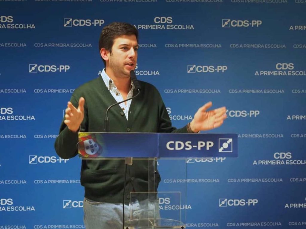 Líder do CDS visita Caçabrava Francisco Rodrigues Dos Santos CDS