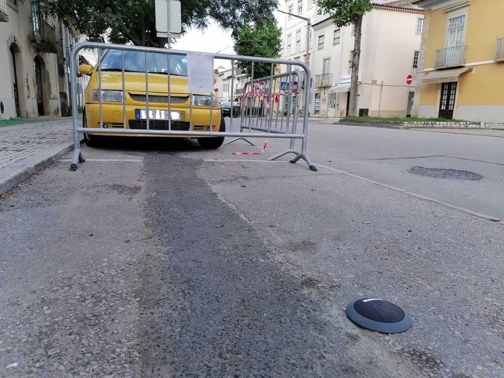 “Estacionamento inteligente” em Tomar custa 240 mil euros estac IMG 20210427 194031