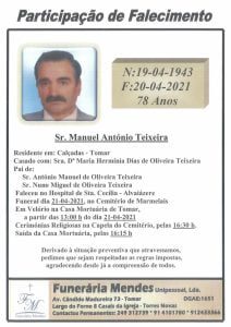 Necrologia manuel teixeira