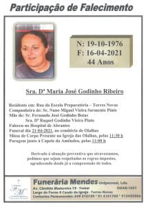Necrologia maria jose ribeiro 1