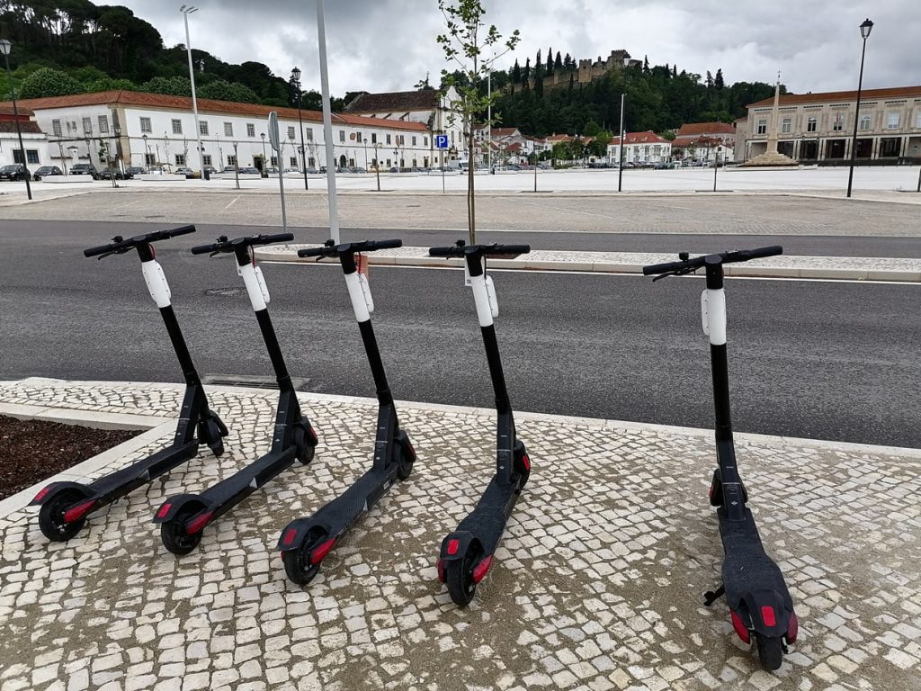 Trotinetes partilhadas vão acabar em Tomar trotinetes IMG 20210421 110012