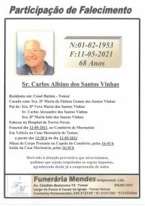 Necrologia carlos vinhas
