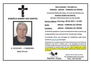 Necrologia donzilia santos