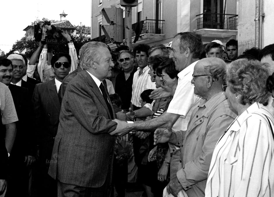 Há 30 anos comemorações do 10 de junho foram em Tomar Mario Soares em Tomar 9 6 1991