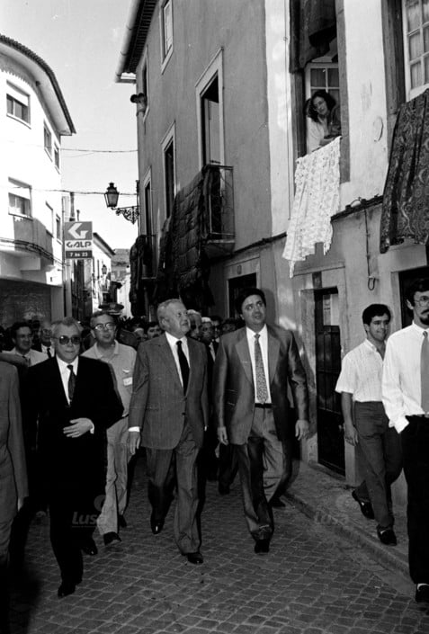 Há 30 anos comemorações do 10 de junho foram em Tomar Mario Soares em Tomar 9 6 1991 b