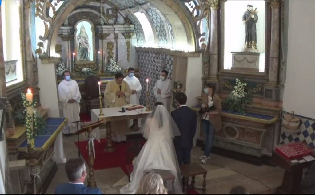 Casamento em Tomar transmitido em direto no Facebook (c/ vídeo) casamento