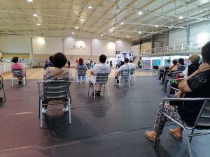Alertas e reclamações fazem melhorar serviço no centro de vacinação Covid-19 covid 19 IMG 20210614 103002