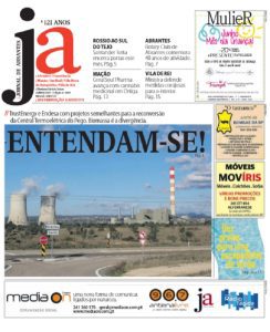 Capas dos jornais locais e regionais j a b