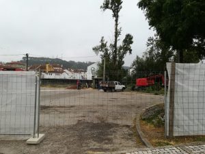 Arranjo da margem do rio junto ao mercado já começou mercado margem nabao IMG 20210616 074308