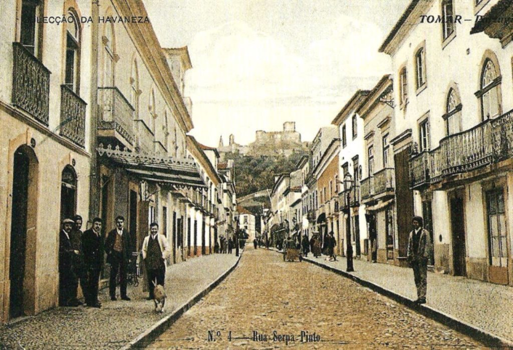 Tomar tem iluminação pública elétrica há 120 anos Thomar corredoura 1910 1920