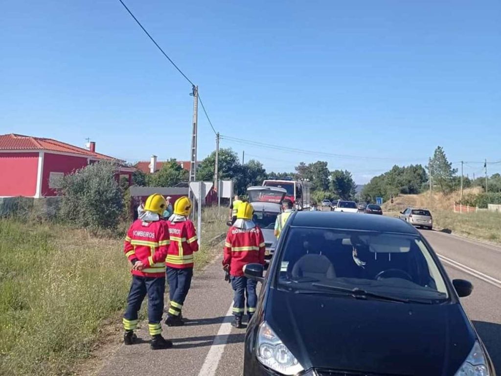 Atropelamento de cão provoca feridos acident 787 8220336373461758212 n