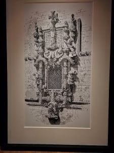Peças de Tomar na exposição sobre D. Manuel I no Museu de Arte Antiga exposicao janela capitulo IMG 20210923 143832