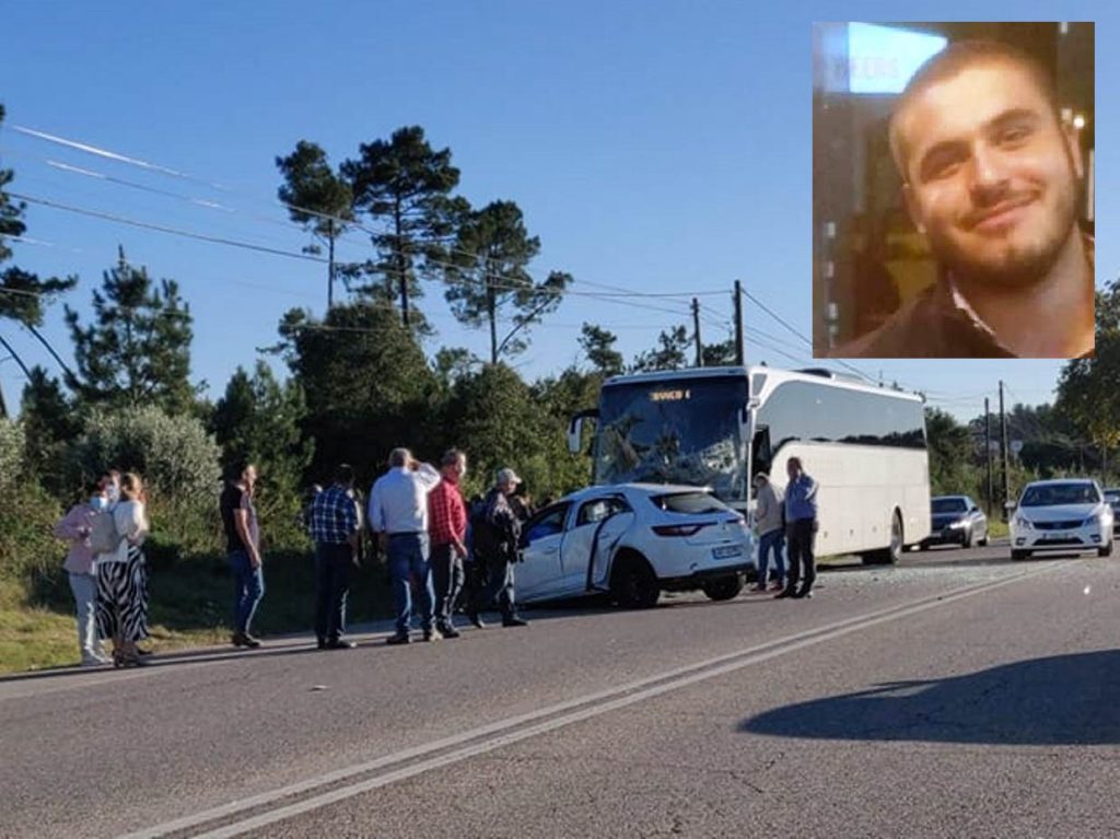 Jovem de 19 anos morre em colisão com autocarro na Batalha acidente 602 892698593420393416 n