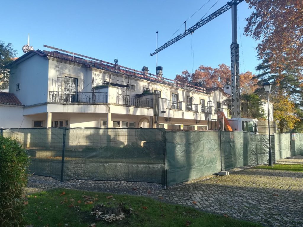 Já começaram as obras na estalagem de Santa Iria estalagem santa iria IMG 20211127 083925
