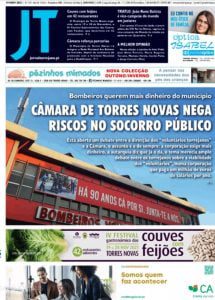 Capas dos jornais locais e regionais j t