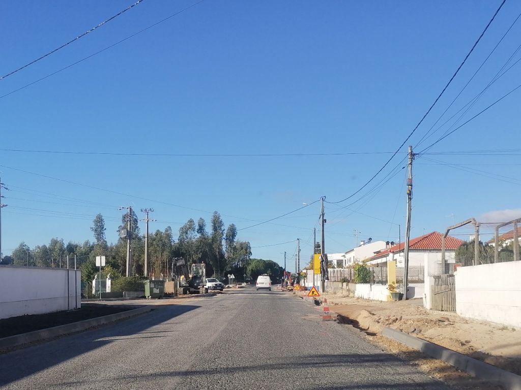 Estrada que liga Entroncamento a Torres Novas está a ser arranjada EN3 estrada entroncamento torres novas IMG 20211206 092644