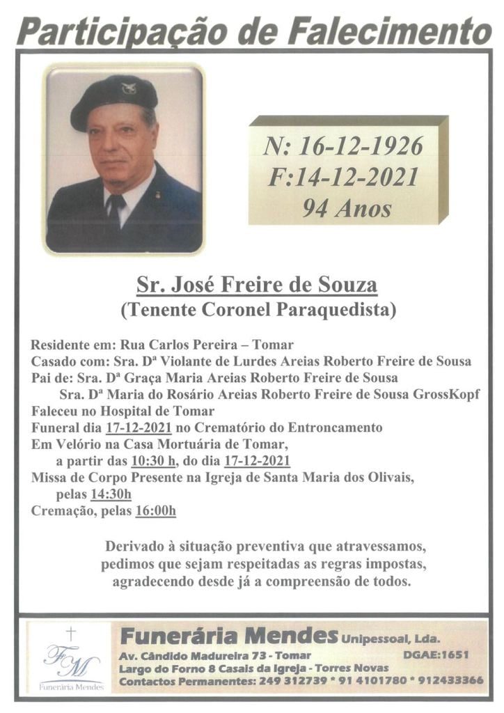 Morreu tenente coronel paraquedista Freire de Souza Freire de Sousa 2