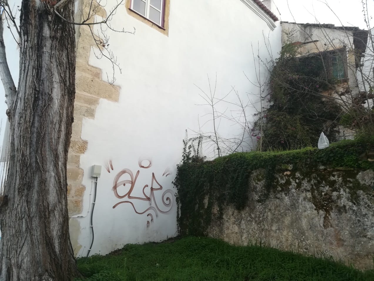 Vandalismo no Convento de Santa Iria vandalismo IMG 20220101 085232