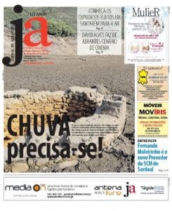 Capas dos jornais locais e regionais j a