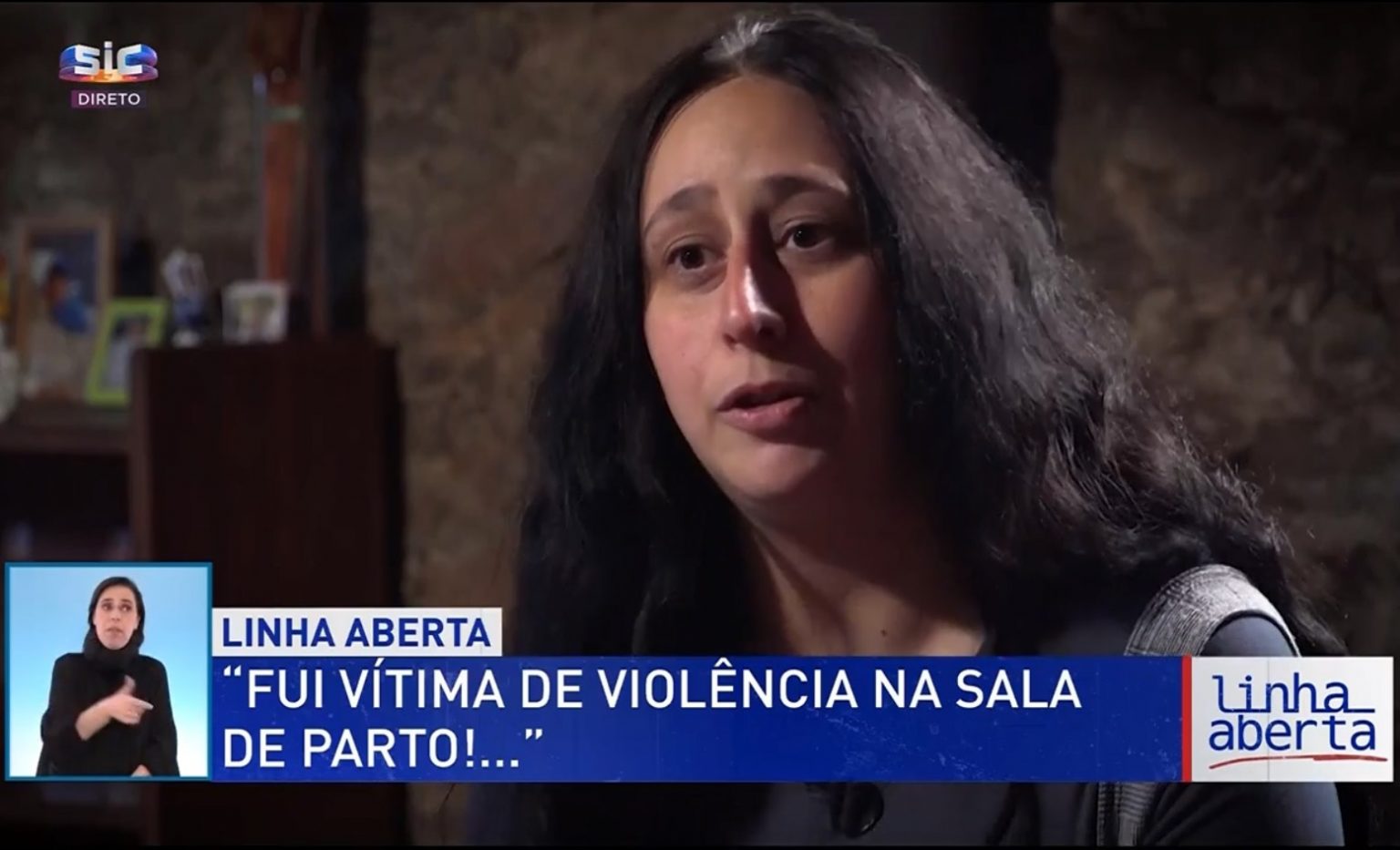 linha aberta