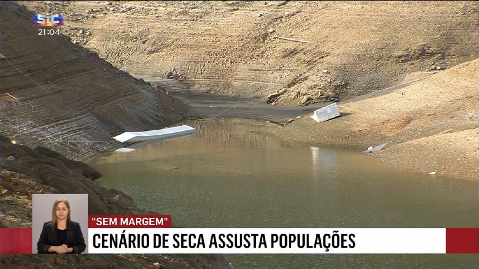 SIC emite reportagem especial sobre seca e Castelo de Bode seca castelo bode