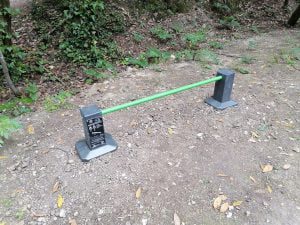 Alguns equipamentos de exercícios físicos instalados na Mata mata IMG 20220301 111537