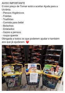 Tomarenses solidários com a Ucrânia ucrania 84382977 3874149524580822216 n