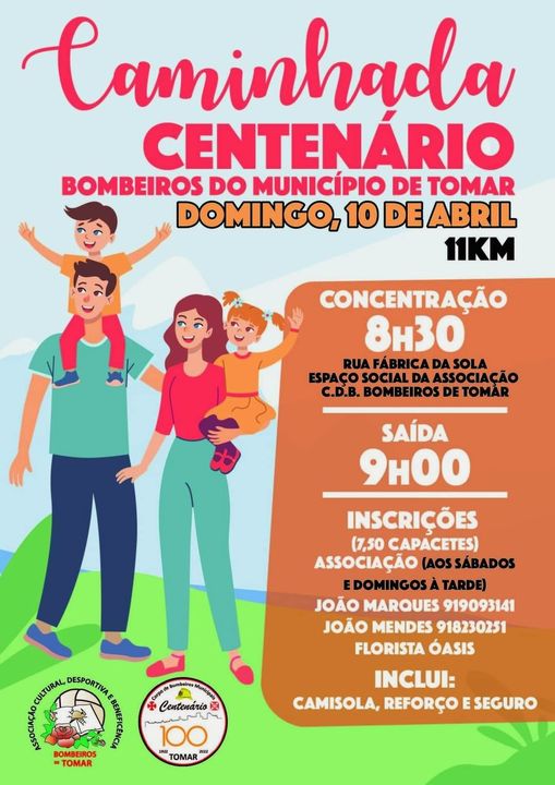 Associação dos bombeiros promove caminhada do centenário 10 4 376 3599099556023057732 n
