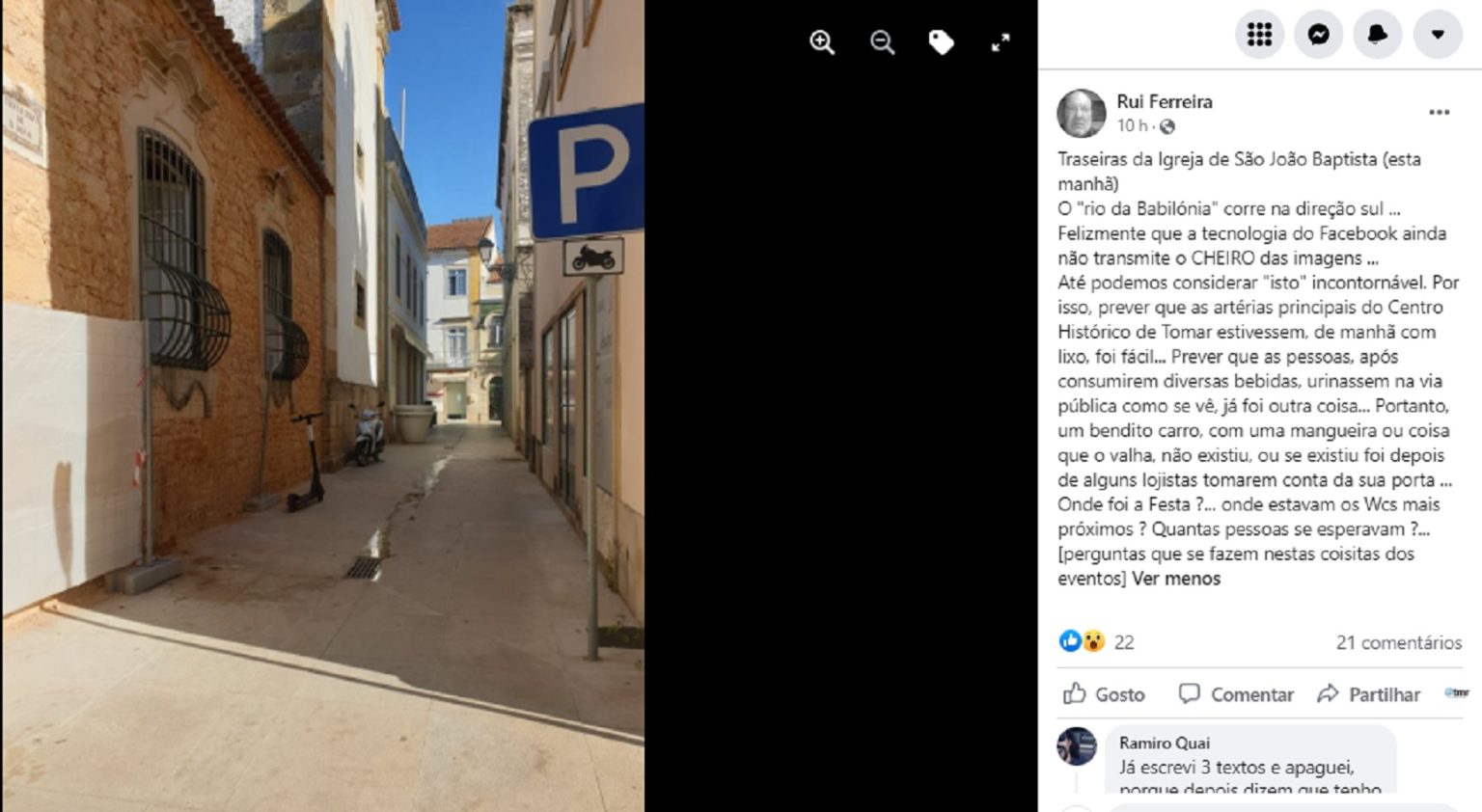 Urina pela rua abaixo event urin