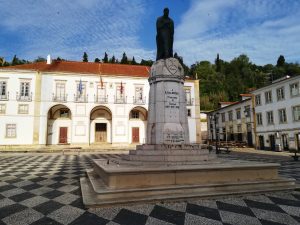 “Uma nojeira” aos pés de Gualdim Pais praca da republica gualdim pais camara IMG 20220514 080005