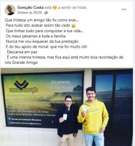 Jovem de Alcanena morre em acidente de mota a entregar pizas samuel 4