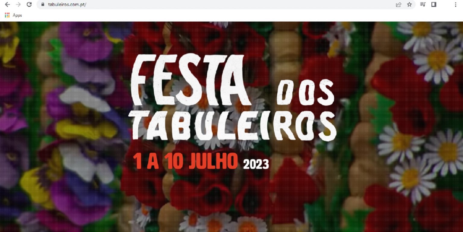 Festa dos Tabuleiros 2023 já tem novo site tabuleiros