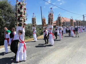 Recorde de tabuleiros na festa do Espírito Santo em Carregueiros carregueiros festa tabuleiros IMG 20220605 115529