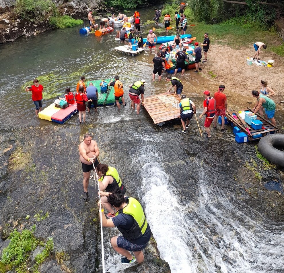 A aventura de descer o rio nabão em jangadas improvisadas (c/ fotos) descida do rio Nabao em jangadas improvisadas20220626 122726 rotated
