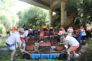 A aventura de descer o rio nabão em jangadas improvisadas (c/ fotos) descida do rio Nabao em jangadas improvisadas290871612 5890071044341165 1842740744575652140 n