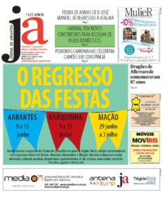 Capas dos jornais locais e regionais j a