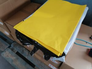 Papel para a festa dos Tabuleiros já chegou da Alemanha tabuleiros papel IMG 20220803 101403