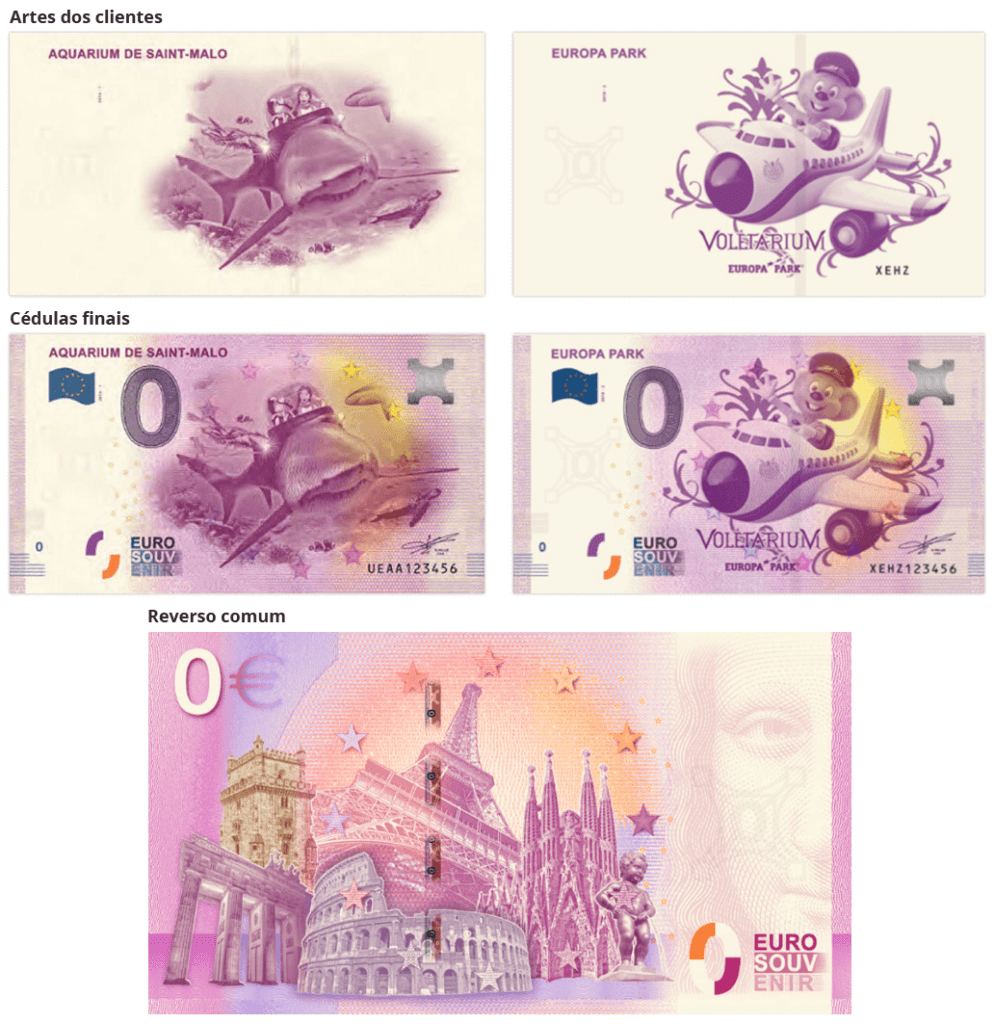 Tomar vai passar a ter Nota Oficial de Zero Euros (souvenir) cedula nota zero euro souvenir detalhes artes clientes collectgram V1 OT