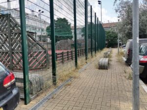 Perigo num parque de estacionamento em Tomar ervas IMG 20220906 114536