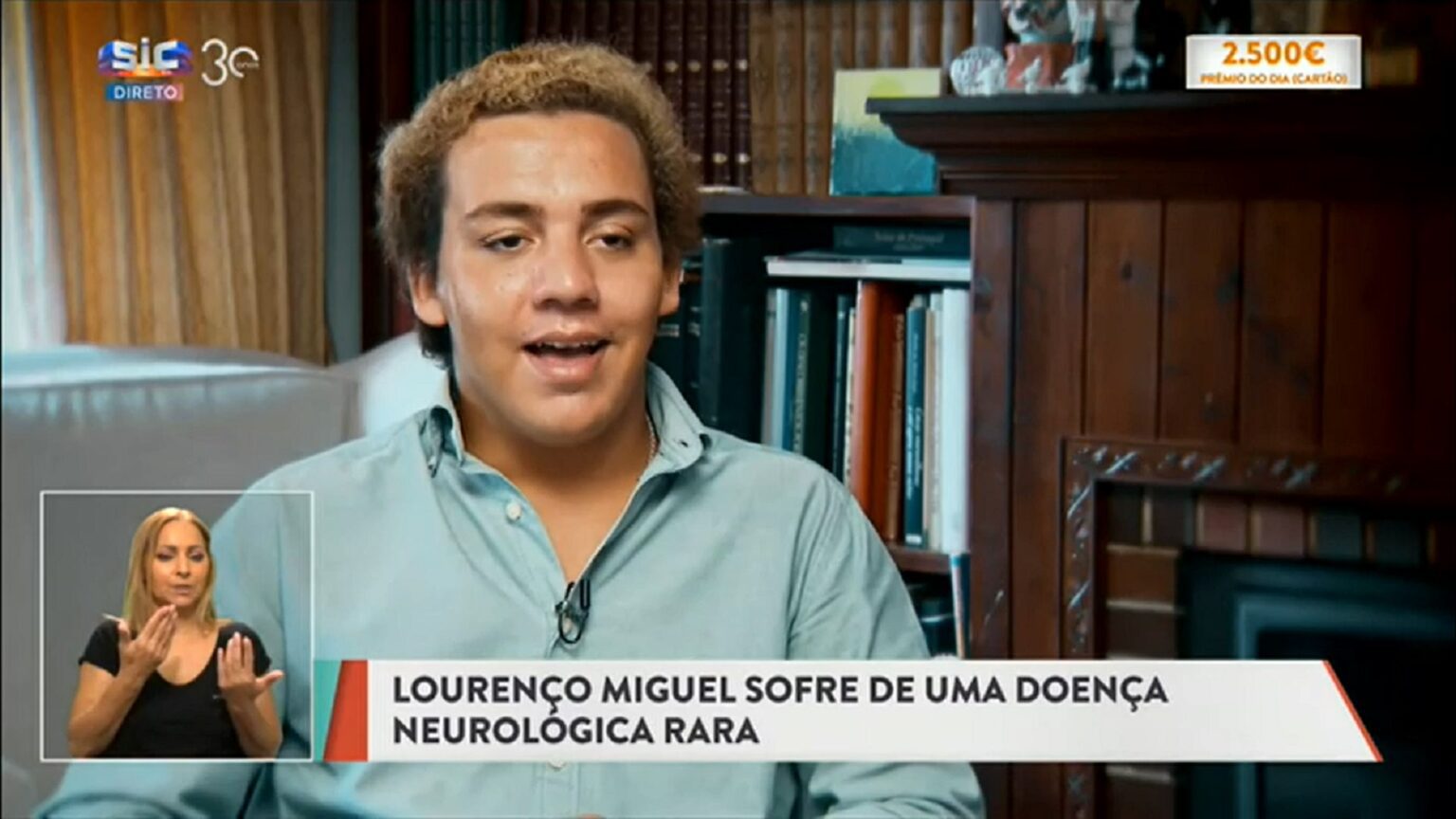 Jovem tomarense com doença rara vai lançar livro lourenco sic