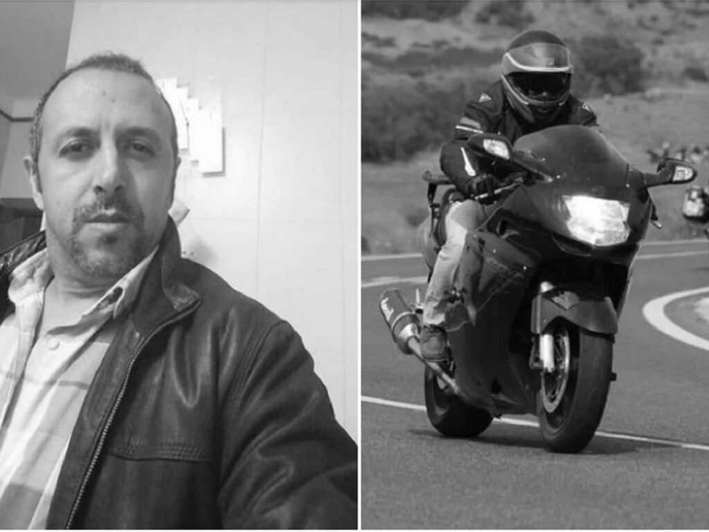 Motard de 45 anos morre em despiste motard