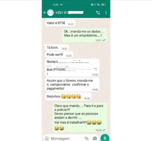 PJ detém jovem brasileiro por burla "Olá mãe” whatsapp IMG 20221027 094804 294