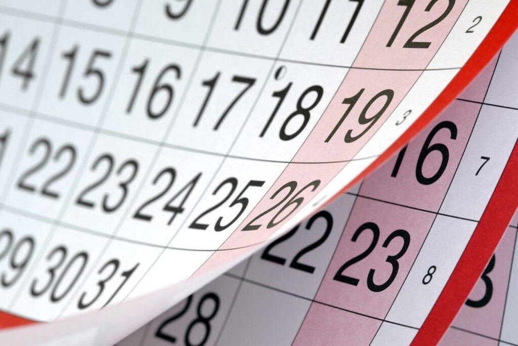 Os feriados que vamos ter em 2025 agenda calendar